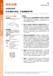 汽车比较研究系列：自主混动大对决，产品战略各不同