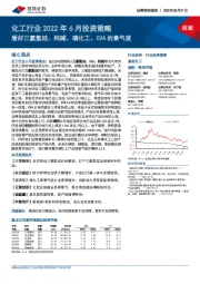 化工行业2022年6月投资策略：看好三氯氢硅、纯碱、磷化工、EVA的景气度