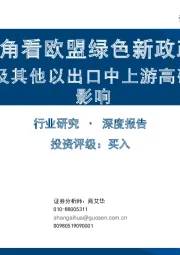 双碳视角看欧盟绿色新政政策篇：碳关税对中国及其他以出口中上游高碳产品国家构成影响