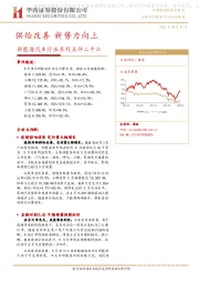 新能源汽车行业系列点评二十六：供给改善 新势力向上