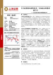 克而瑞百强房企销售数据点评：5月疫情影响销售复苏，百强房企销售持续下行