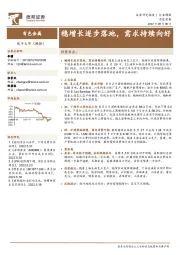 有色金属行业周报：稳增长逐步落地，需求持续向好