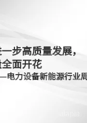 电力设备新能源行业周报:风光网储进一步高质量发展,电动车销量全面开花