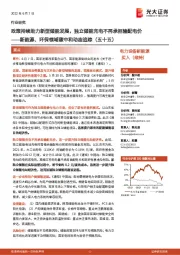 新能源、环保领域碳中和动态追踪(五十五):政策持续助力新型储能发展,独立储能充电不再承担输配电价