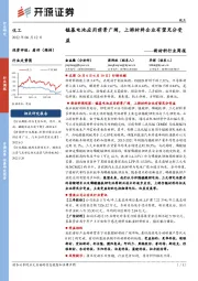 新材料行业周报:锰基电池应用前景广阔,上游材料企业有望充分受益