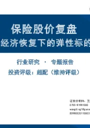 非银金融专题报告：保险股价复盘 经济恢复下的弹性标的