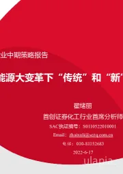 化工行业中期策略报告：能源大变革下“传统”和“新”两端的投资机会