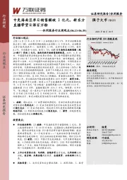 休闲服务行业周观点：中免海南区单日销售额破2亿元，新东方直播带货日涨百万粉