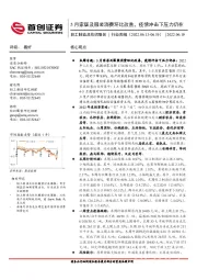 轻工制造及纺织服装行业周报：5月家居及服装消费环比改善，疫情冲击下压力仍在