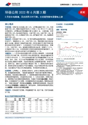 环保公用2022年6月第3期:5月份水电高增,风光利用小时下降;水处理剂商布局锂电上游