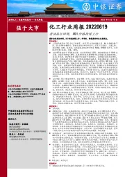 化工行业周报：原油高位回调，MDI价格持续上行