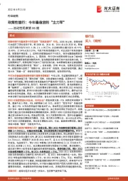银行业流动性观察第86期：政策性银行：今年稳信贷的“主力军”