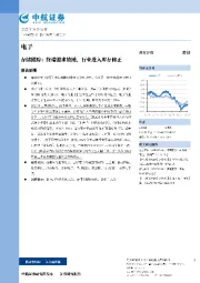 电子存储跟踪：终端需求放缓，行业进入库存修正