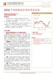 特斯拉系列报告十八：22Q2产销短期扰动 供给恢复迅速