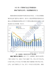 2022年5月钢铁行业运行数据报告：钢铁产量环比回升，利润降幅有所扩大