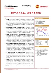 BIPV行业深度报告：BIPV风头正盛，谁将异军突起？