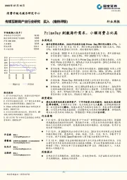 传媒互联网产业行业研究：PrimeDay刺激海外需求，小额消费占比高