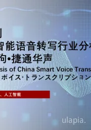 智能语音系列：2022年中国智能语音转写行业分析-科大讯飞•搜狗•捷通华声