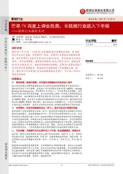 影视行业跟踪点评：芒果TV再度上调会员费，长视频行业进入下半场