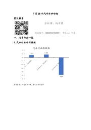 汽车行业动态