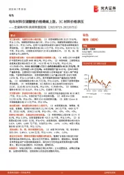 金属新材料高频数据周报:电车材料仅碳酸锂价格继续上涨,3C材料价格承压