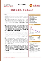 钢铁行业周报：普钢持续反弹，特钢成本上行