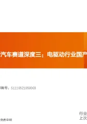智能电动汽车赛道深度三：电驱动行业国产龙头凸显