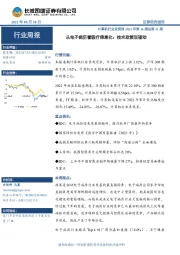 计算机行业双周报2022年第16期总第31期:从电子病历看医疗信息化:技术政策双驱动