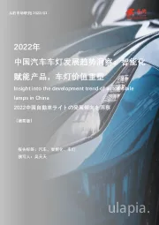 2022年中国汽车车灯发展趋势洞察：智能化赋能产品，车灯价值重塑（摘要版）