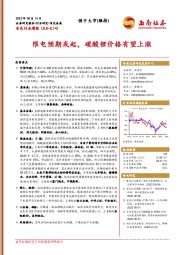 有色行业周报：限电预期或起，碳酸锂价格有望上涨