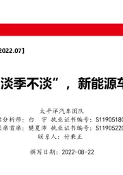 汽车月度销量跟踪及投资策略:7月车市“淡季不淡”,新能源车士气如虹