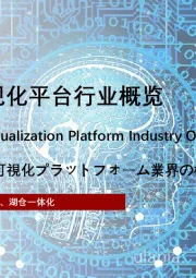 2022年中国数据可视化平台行业概览