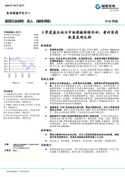 医药行业研究周报：三季度基本面与市场情绪持续向好，看好医药配置底部反转