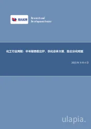 化工行业周报：半年报悉数出炉，农化总体大增，胎企分化明显