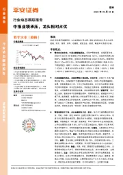 建材行业动态跟踪报告：中报业绩承压，龙头相对占优