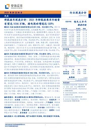 新能源车深度分析：2023年新能源乘用车销量有望达1036万辆，插电混动增速达120%