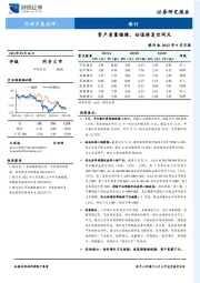 银行业2022年9月月报：资产质量稳健，估值修复空间足