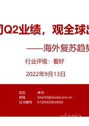 航空海外复苏趋势研究系列三：复盘美国航司Q2业绩，观全球出行复苏趋势