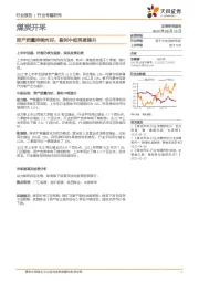 煤炭开采行业专题研究：资产质量持续向好，盈利中枢再度提升