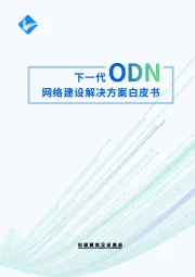 互联网行业：下一代ODN网络建设解决方案白皮书