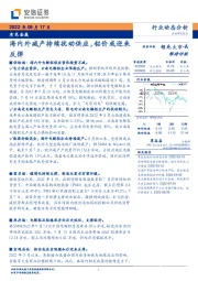 有色金属行业动态分析：海内外减产持续扰动供应，铝价或迎来反弹