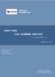 “大国重器”系列报告：大飞机行业报告（一）-大飞机：展大国翱翔翼，圆百年飞天梦