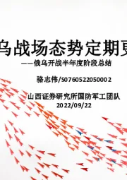 国防军工：俄乌战场态势定期更新-俄乌开战半年度阶段总结