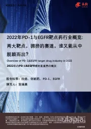 2022年PD-1与EGFR靶点药行业概览：两大靶点，拥挤的赛道，谁又能从中脱颖而出？