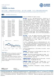 中国媒体10月月报:PICO4国内正式发布,10月进入业绩期,关注三季报业绩高增长标的