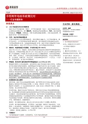 汽车行业专题报告:今明两年电动车政策比对