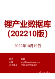 锂产业数据库（202210版）
