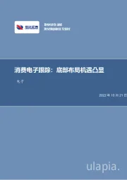 消费电子跟踪：底部布局机遇凸显