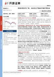 新材料行业周报:智能时装空间广阔,电致发光可编织纤维有望受益