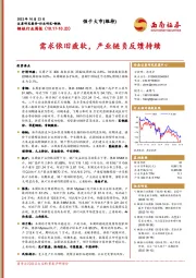 钢铁行业周报：需求依旧疲软，产业链负反馈持续